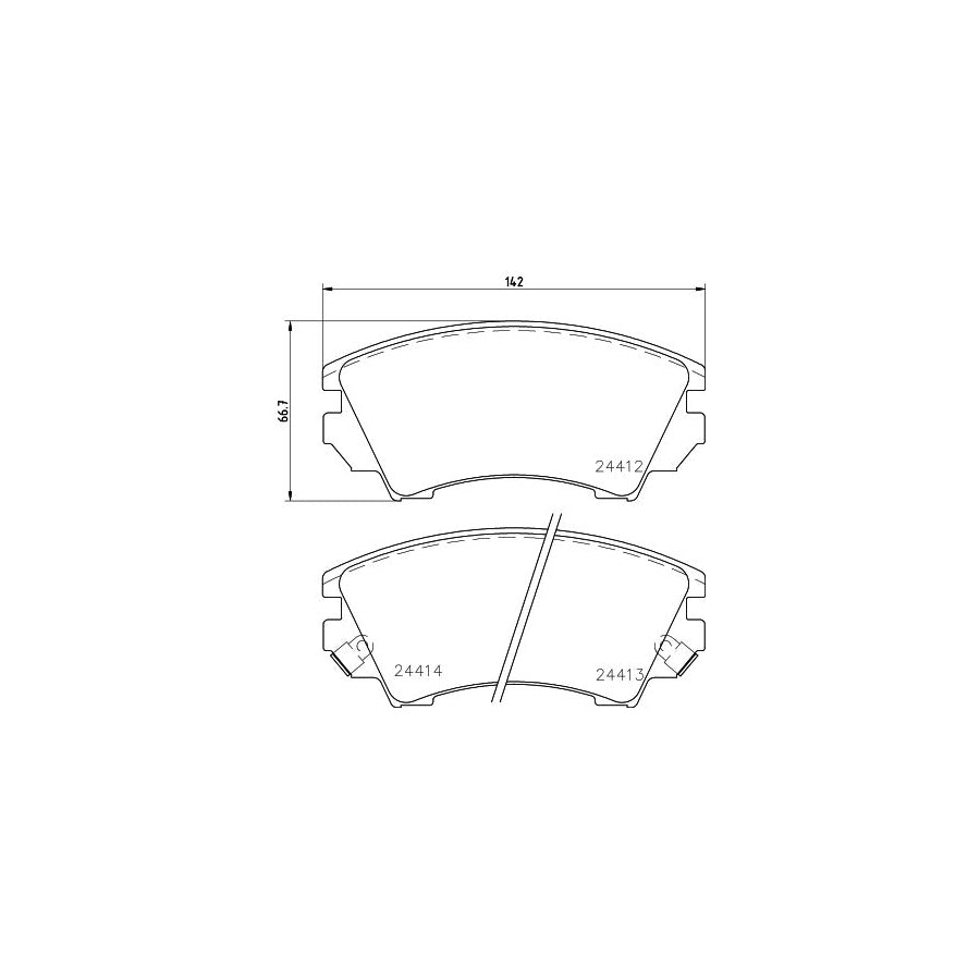 Hella 8MP 376 810-024 Water Pump