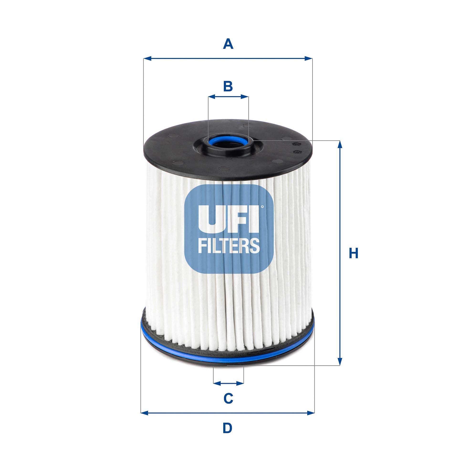 UFI 26.E2X.01 Fuel Filter