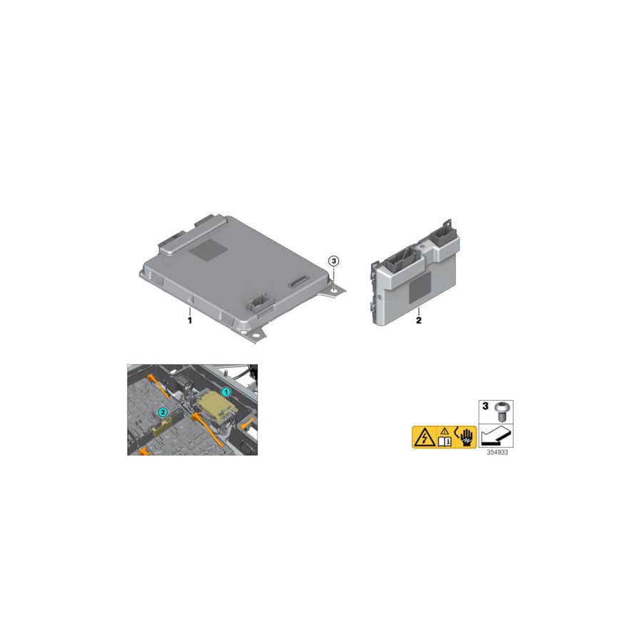 Genuine BMW 61278648060 Electronic Memory Management (Inc. i3 94Ah, i3s 94Ah Rex & i3s 94Ah) | ML Performance UK Car Parts