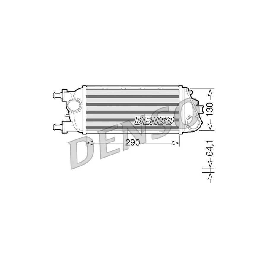 Denso DIT13003 Dit13003 Intercooler For Lancia Ypsilon Iii (312) | ML Performance UK