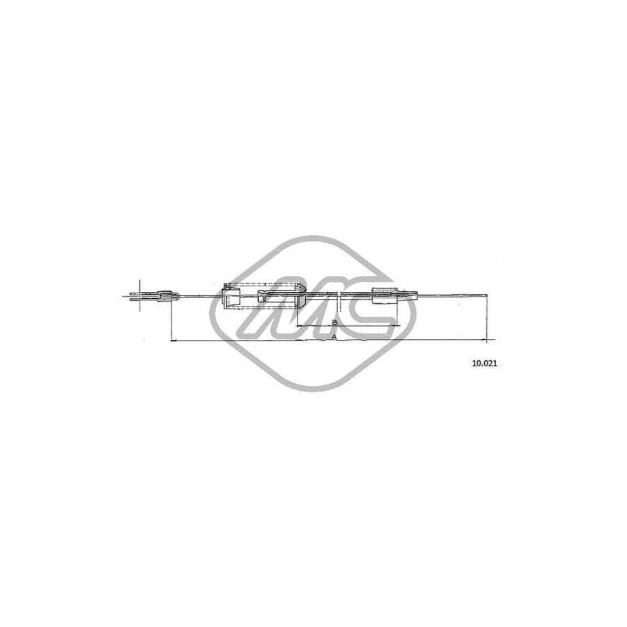 Metalcaucho 83134 Throttle Cable for RENAULT 4 | ML Performance UK Car Parts