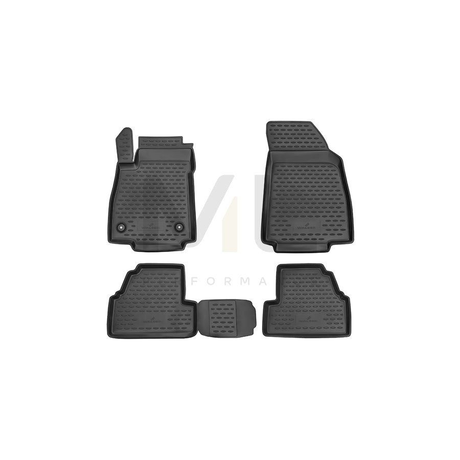 WALSER XTR 75044 Floor mat set Front and Rear | ML Performance Car Parts