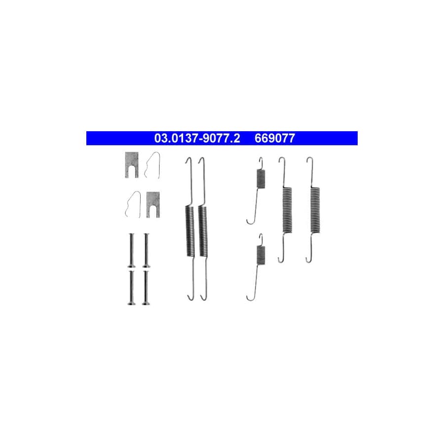 ATE 03.0137-9077.2 Accessory Kit, Brake Shoes for BMW 5 Series | ML Performance UK Car Parts