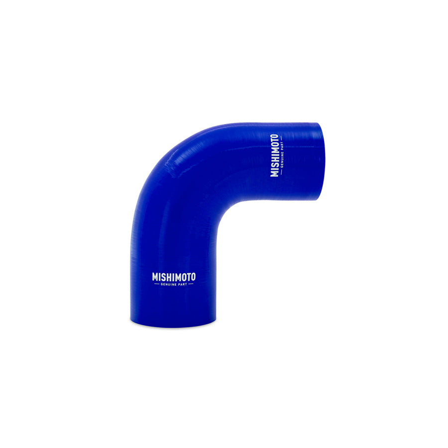 Mishimoto MMCP-R90-2025BL Silicone Reducer Coupler 90 Degree 2in to 2.5in - Blue