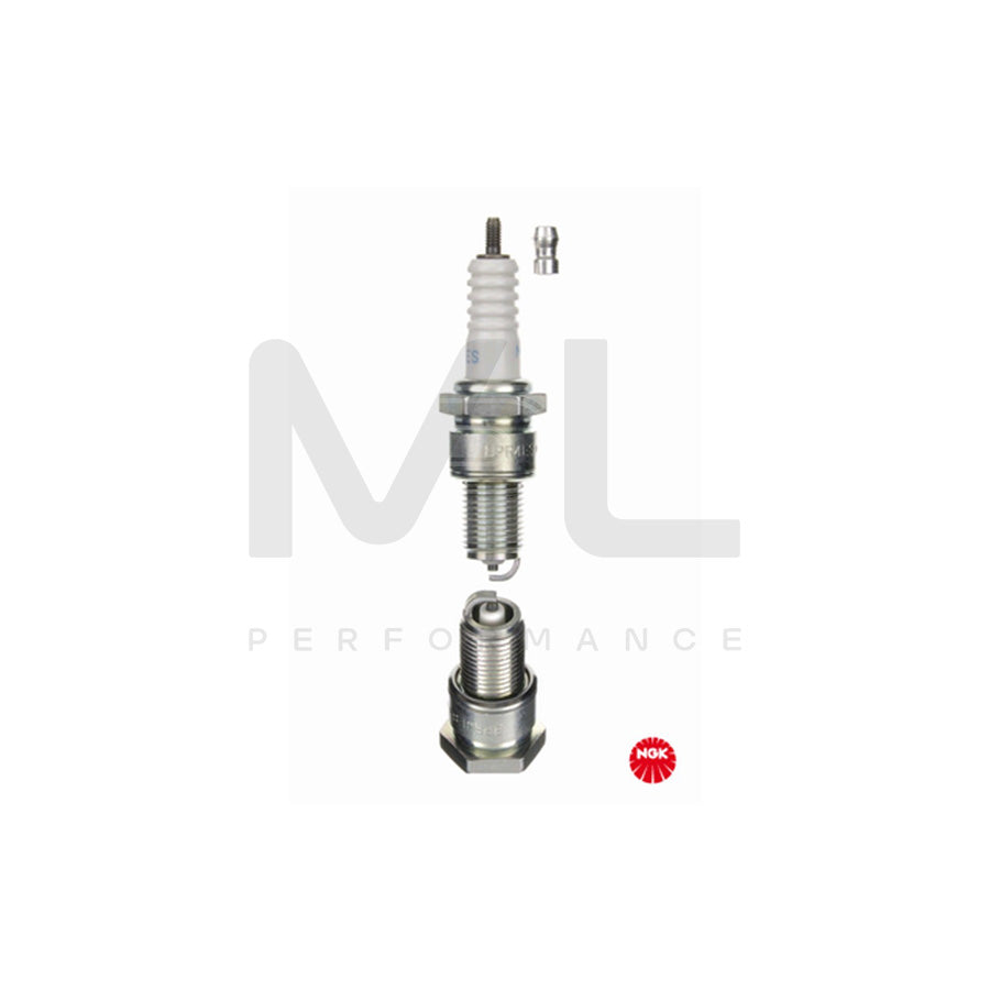 NGK BPR4ES (7222) - Standard Spark Plug / Sparkplug - Projected Centre Electrode | ML Car Parts UK | ML Performance