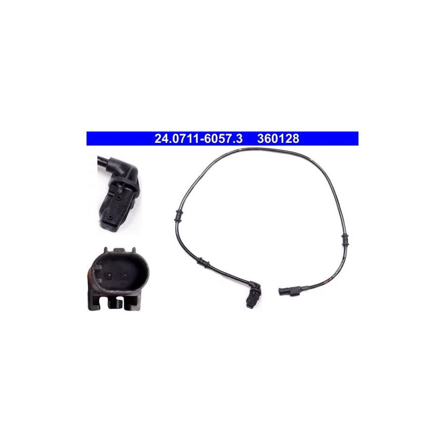 ATE 24.0711-6057.3 Abs Sensor Suitable For Mercedes-Benz Ml-Class (W163)