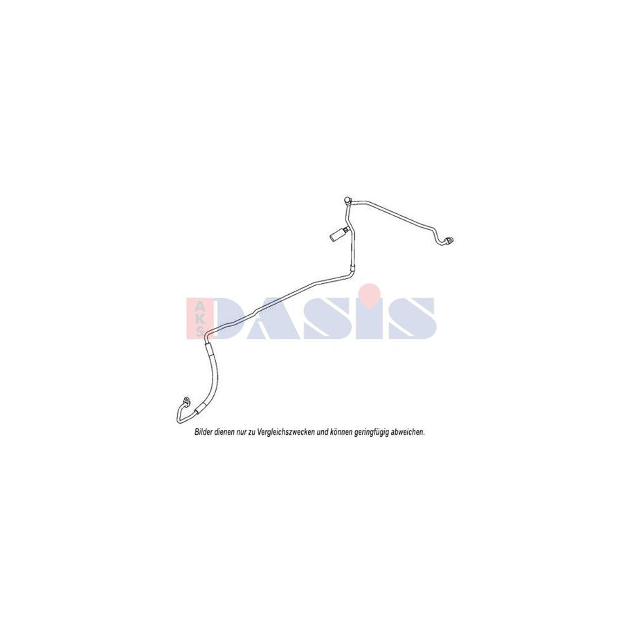 AKS Dasis 885909N High Pressure Line, Air Conditioning | ML Performance UK