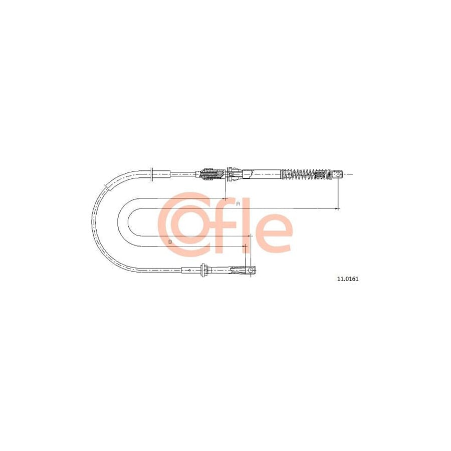 COFLE 11.0161 Throttle Cable for FORD TRANSIT | ML Performance UK Car Parts