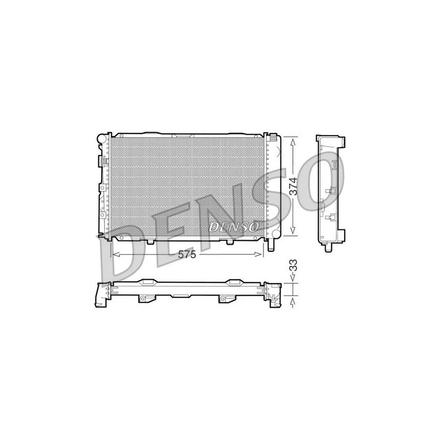 Denso DRM17064 Drm17064 Engine Radiator Suitable For Mercedes-Benz 190 (W201) | ML Performance UK