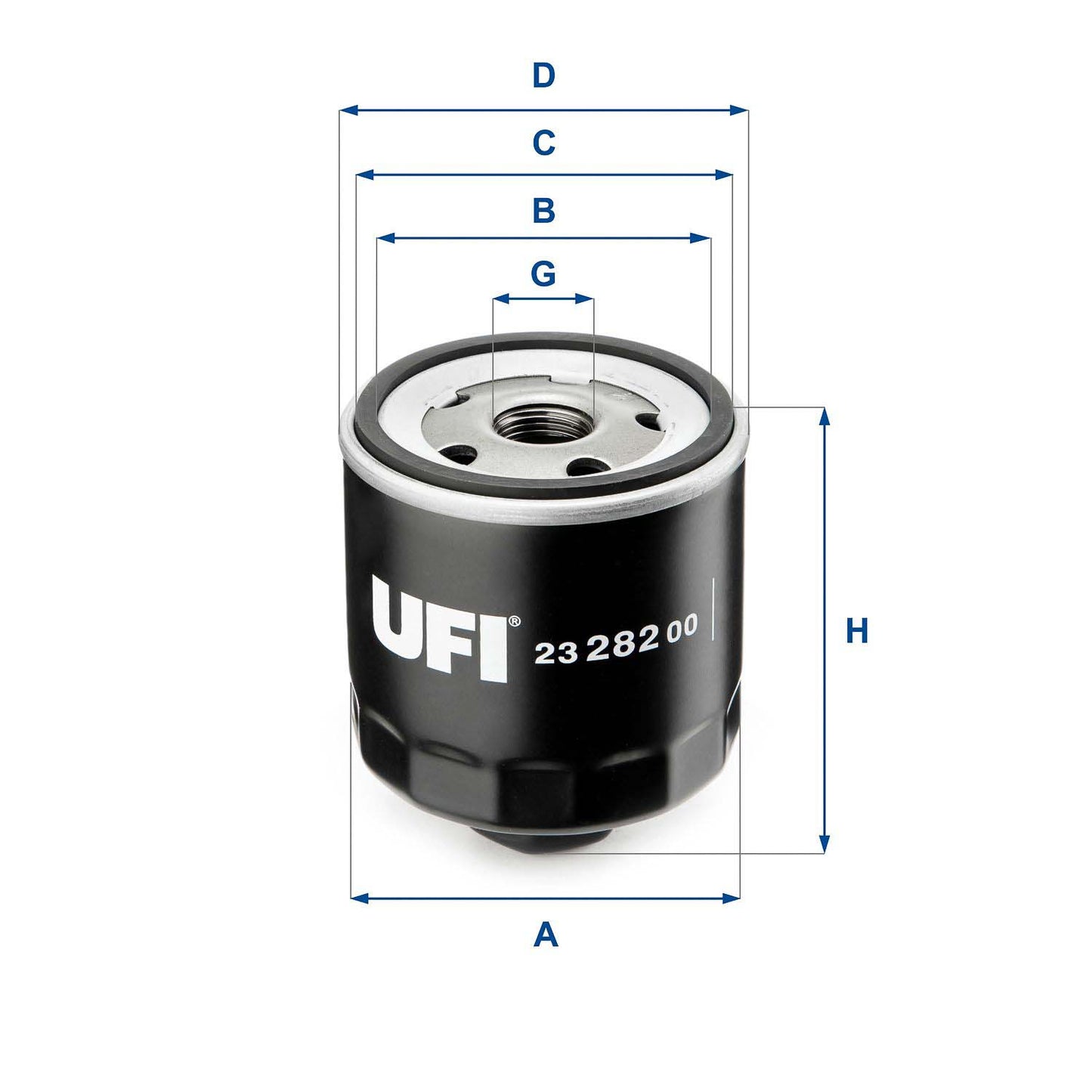 UFI 23.282.00 Oil Filter