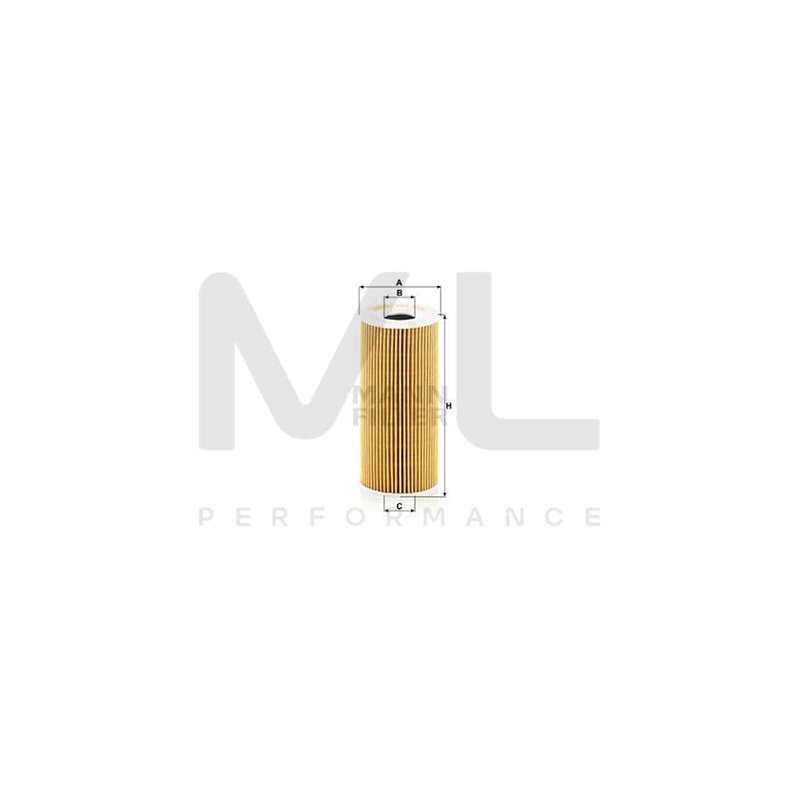 MANN-FILTER HU 7026 z Oil Filter with seal, Filter Insert | ML Performance Car Parts