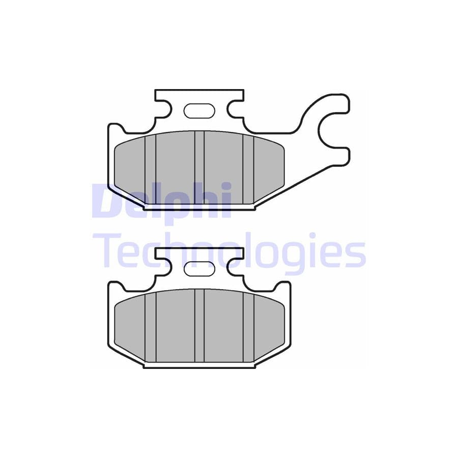 Delphi Lp3191 Brake Pad Set For Renault Twizy (Mam_)