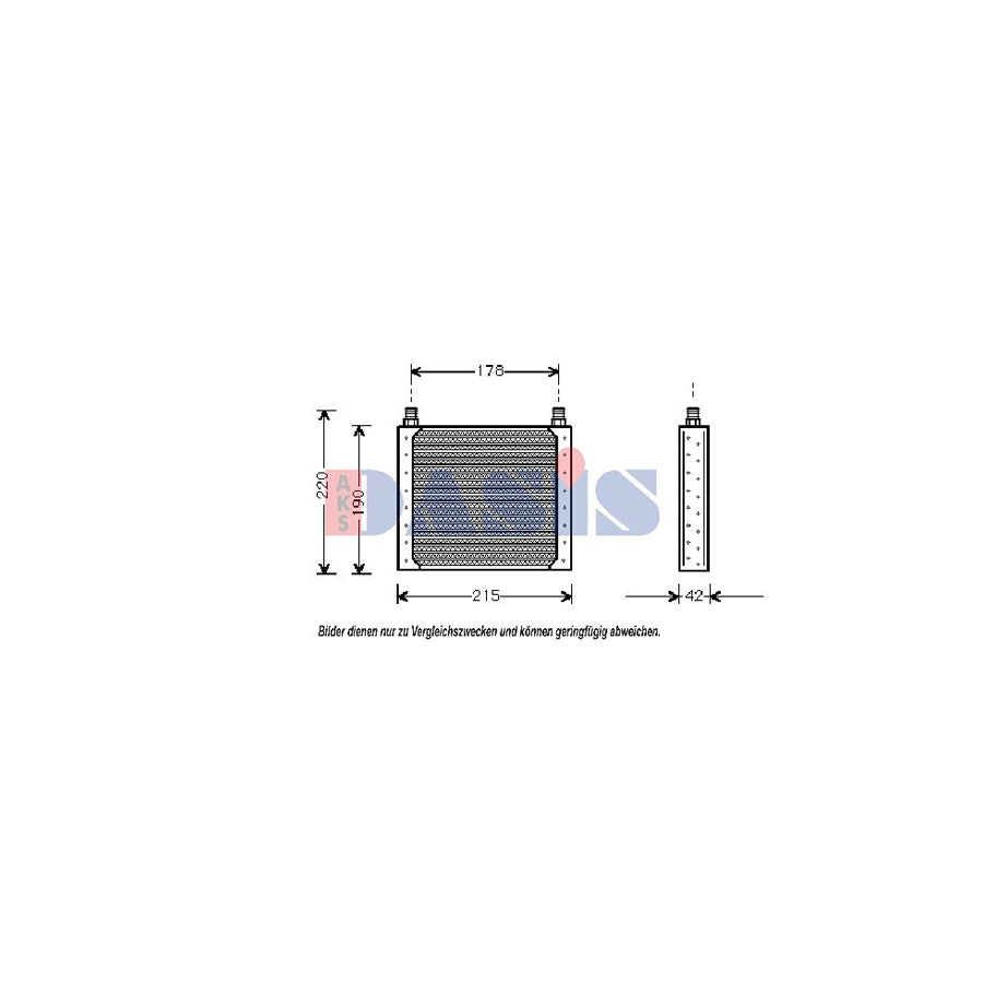 AKS Dasis 186100N Engine Oil Cooler | ML Performance UK