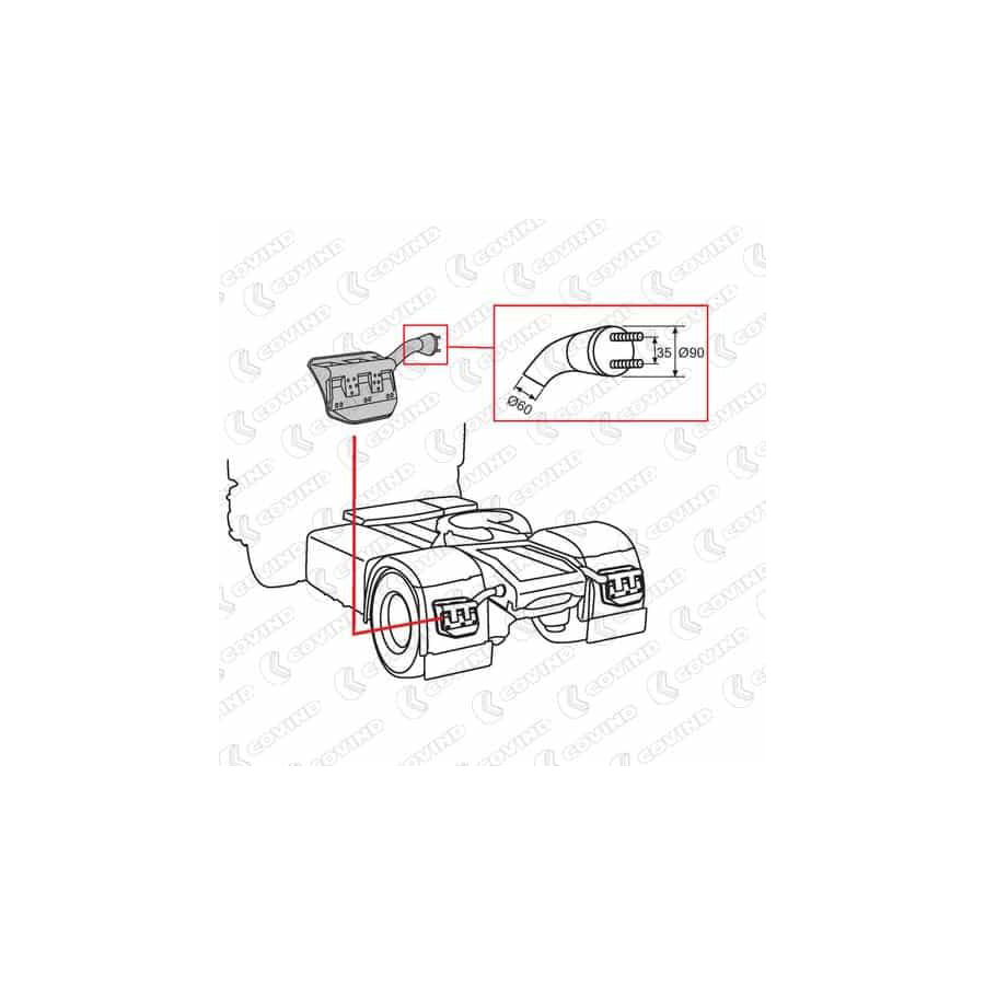 Covind Scr/535 Holder, Mudguard | ML Performance UK