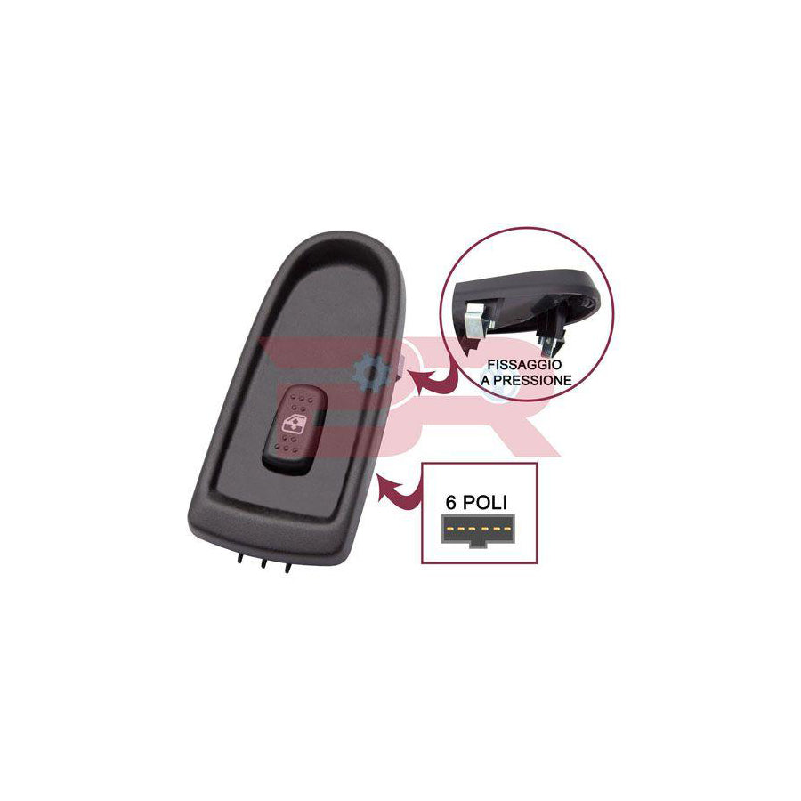 Botto Ricambi BREL0479 Window Switch For Iveco Daily