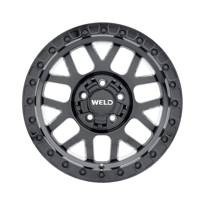 Weld W90279057450-P2 Cinch Beadlock W902 Wheel 17x9 5x139.7 ET-12 BS4.5 Gloss Black MIL