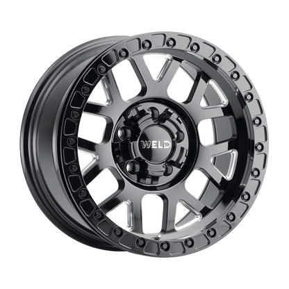 Weld W90279057450-P2 Cinch Beadlock W902 Wheel 17x9 5x139.7 ET-12 BS4.5 Gloss Black MIL