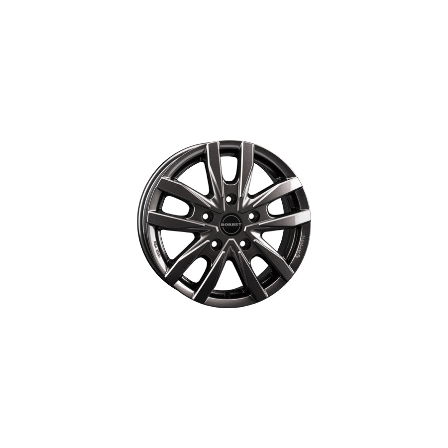 Borbet CW5 6.5x16 ET66 CW5 65666130589,1MAG/T Mistral Anthracite Glossy Wheel | ML Performance UK Car Parts