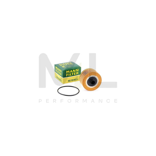 MANN-FILTER HU 10 002 z Oil Filter with seal, Filter Insert | ML Performance Car Parts