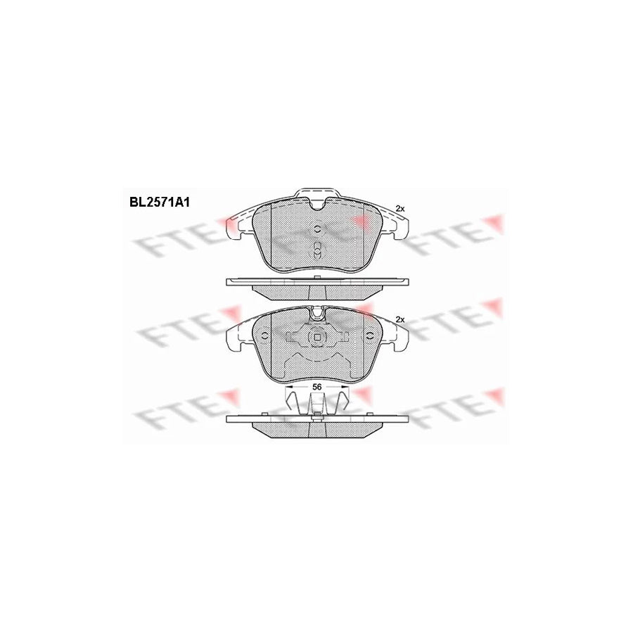 Fte 9010822 Brake Pad Set | ML Performance UK Car Parts