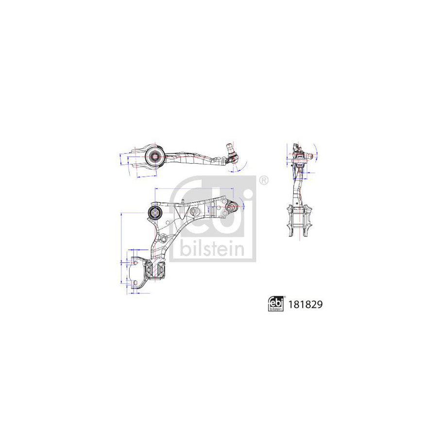 Febi Bilstein 181829 Suspension arm