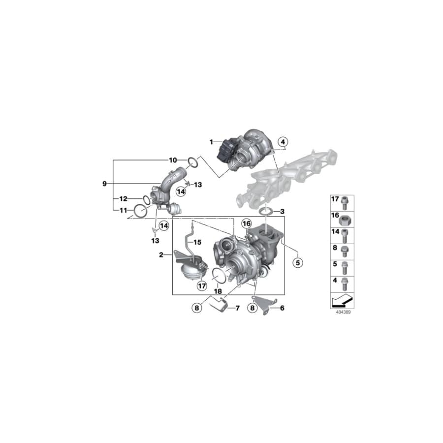 Genuine BMW 11658512394 F30 F34 F31 Connection Pipe (Inc. 335dX & 435dX) | ML Performance UK Car Parts