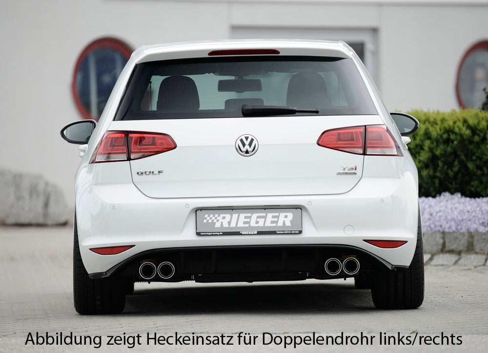 Rieger 00088030 VW Mk7 Golf Rear Diffuser (Inc. GTI, GTI Clubsport) 3 |ML Performance UK Car Parts