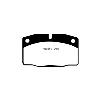 EBC DP2325 Daewoo Lotus Opel Vauxhall Greenstuff Front Brake Pads - ATE Caliper 2 | ML Performance UK Car Parts