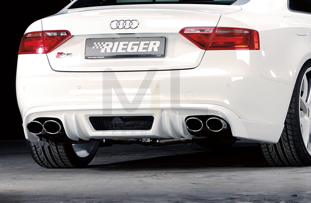 Rieger 00055429 Audi B8 B81 Rear Diffuser (A5 & S5) 1 | ML Performance UK Car Parts