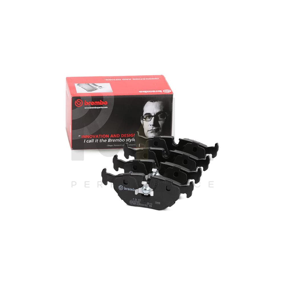 Brembo P 06 011 Brake Pad Set Prepared For Wear Indicator, With Piston Clip | ML Performance Car Parts