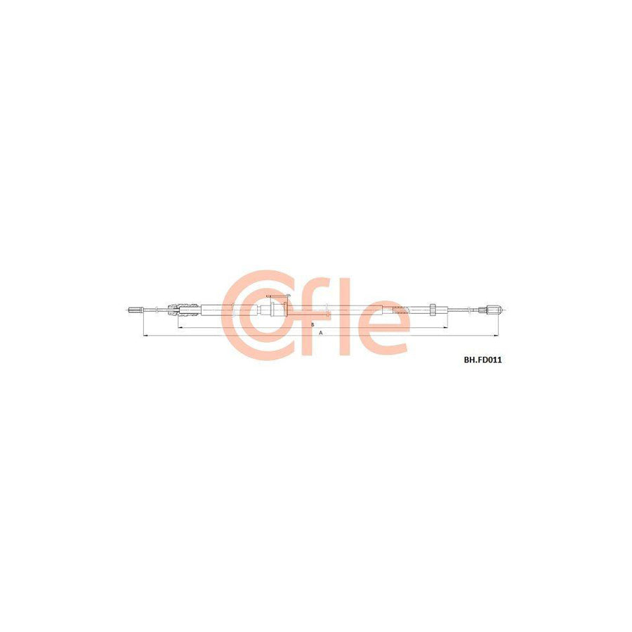 Cofle 1.Fd011 Hand Brake Cable