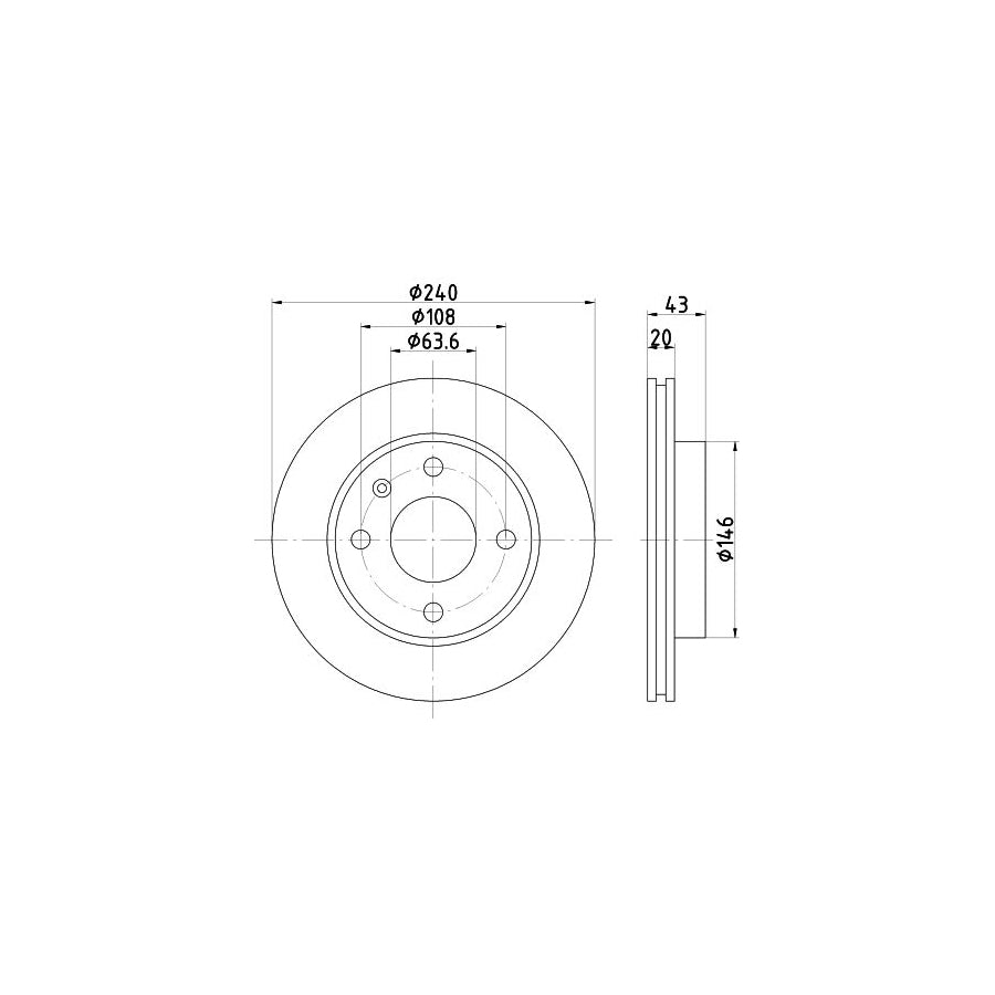 Hella 8MP 376 810-564 Water Pump Suitable For Mercedes-Benz Sprinter