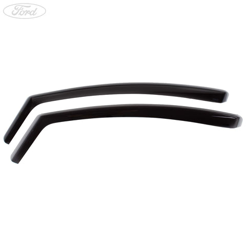 GENUINE FORD 1555768 FIESTA CLIMAIR®* WIND DEFLECTORS FOR FRONT DOOR WINDOWS, BLACK | ML Performance UK