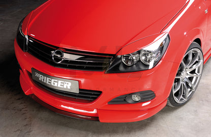 Rieger 00051230 Opel Astra H Front Splitter (GTC & Twin-Top) 3 | ML Performance UK Car Parts