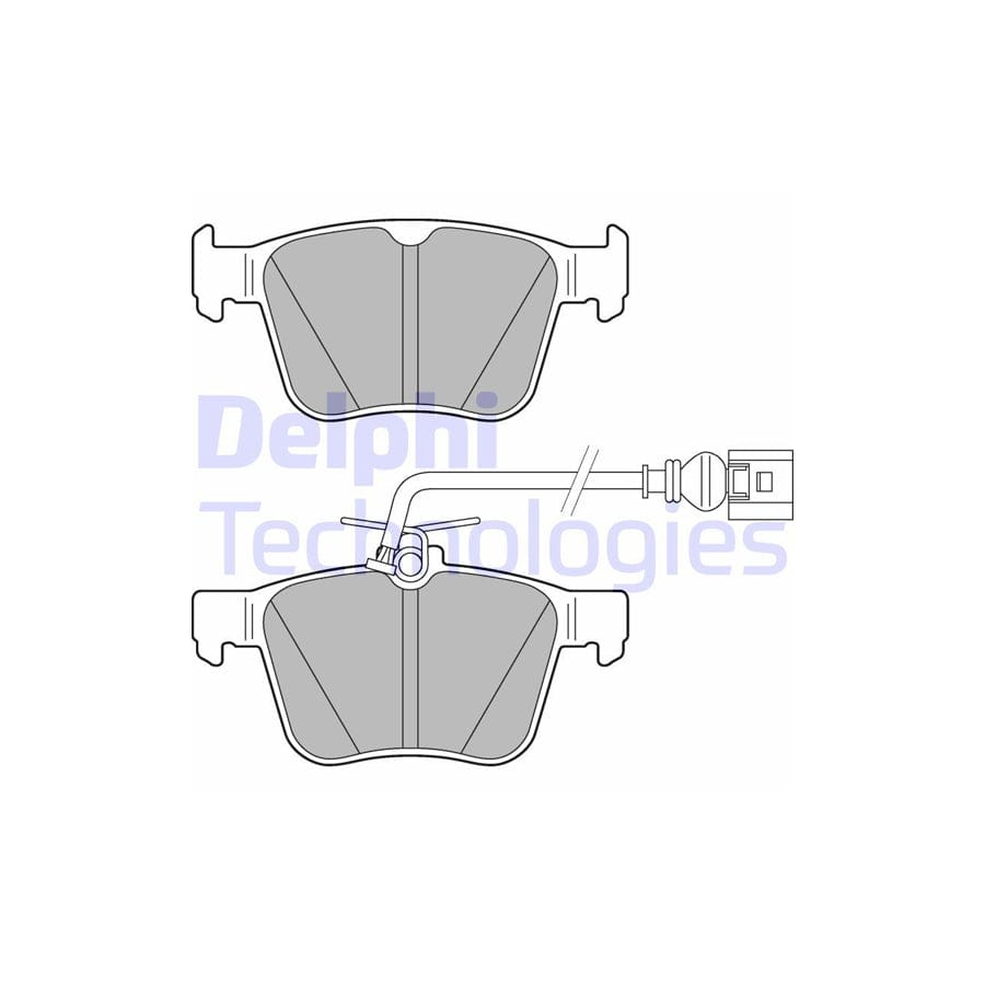 Delphi Lp3267 Brake Pad Set