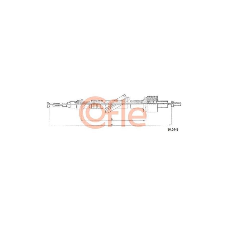 Cofle 10.2441 Clutch Cable For Ford Transit