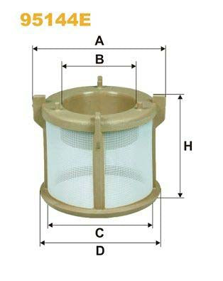 WIX Filters 95144E Fuel Filter