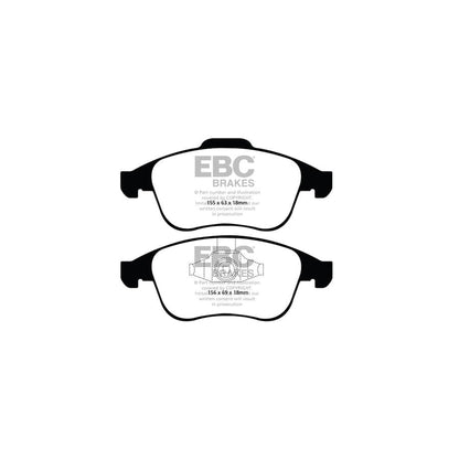 EBC PD40K2251 Renault Laguna 3 Ultimax Pad & Plain Disc Kit - ATE Caliper 2 | ML Performance UK Car Parts