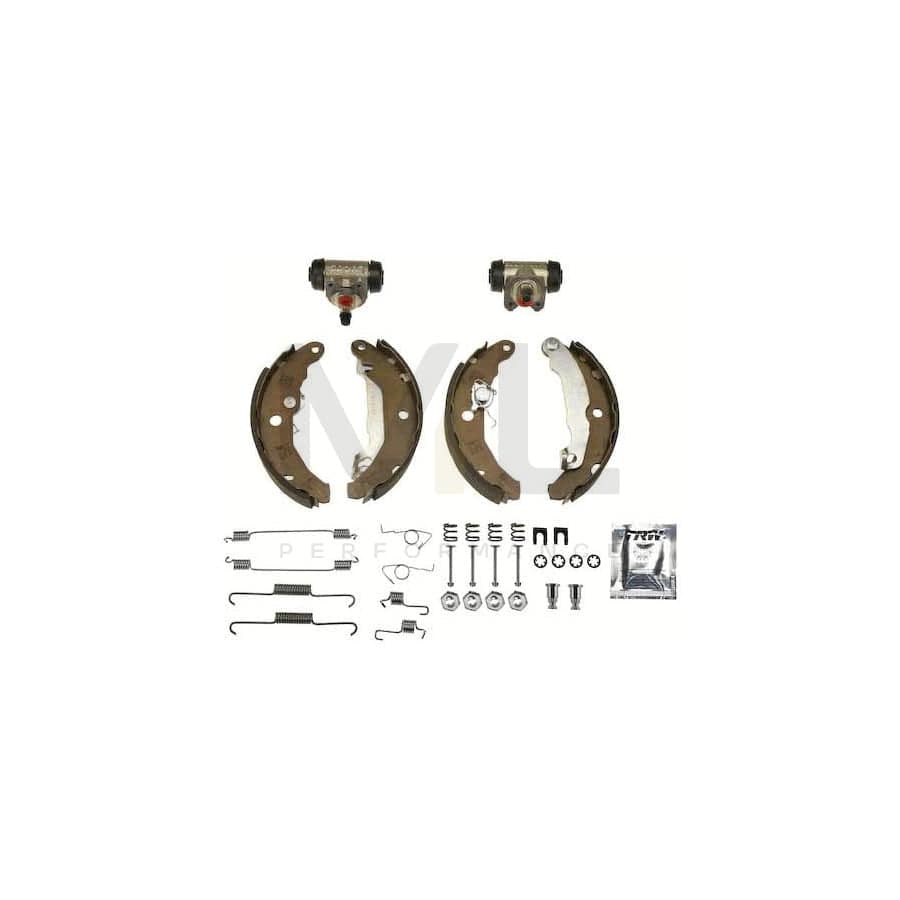 TRW Brake Kit BK1645 Brake Shoe Set for FORD FIESTA with wheel brake cylinder | ML Performance Car Parts