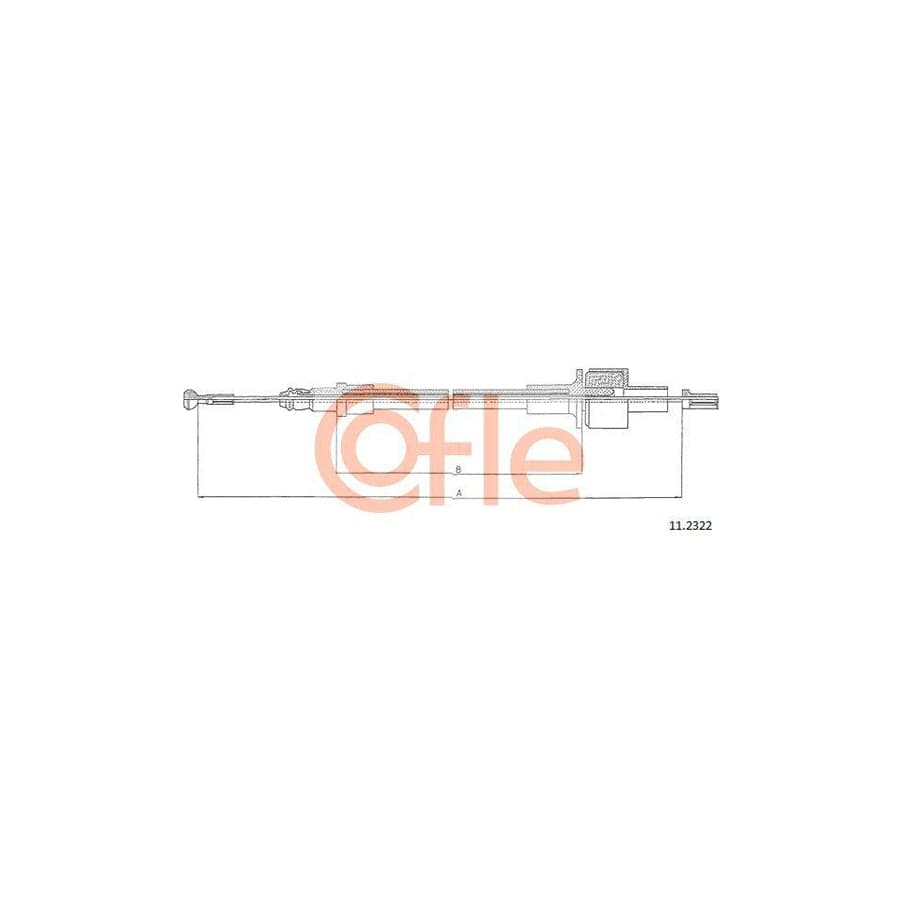 Cofle 11.2322 Clutch Cable