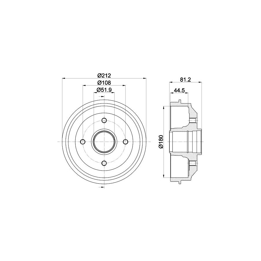 Hella 8MP 376 888-584 Water Pump