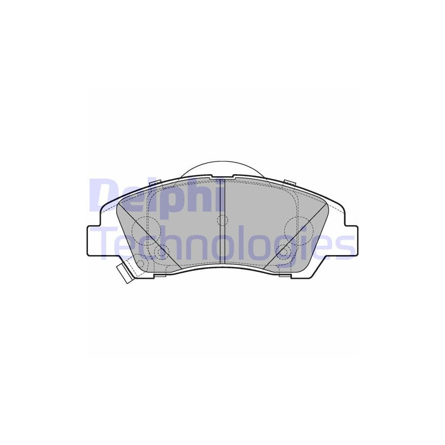 Delphi Lp3265 Brake Pad Set For Hyundai I10