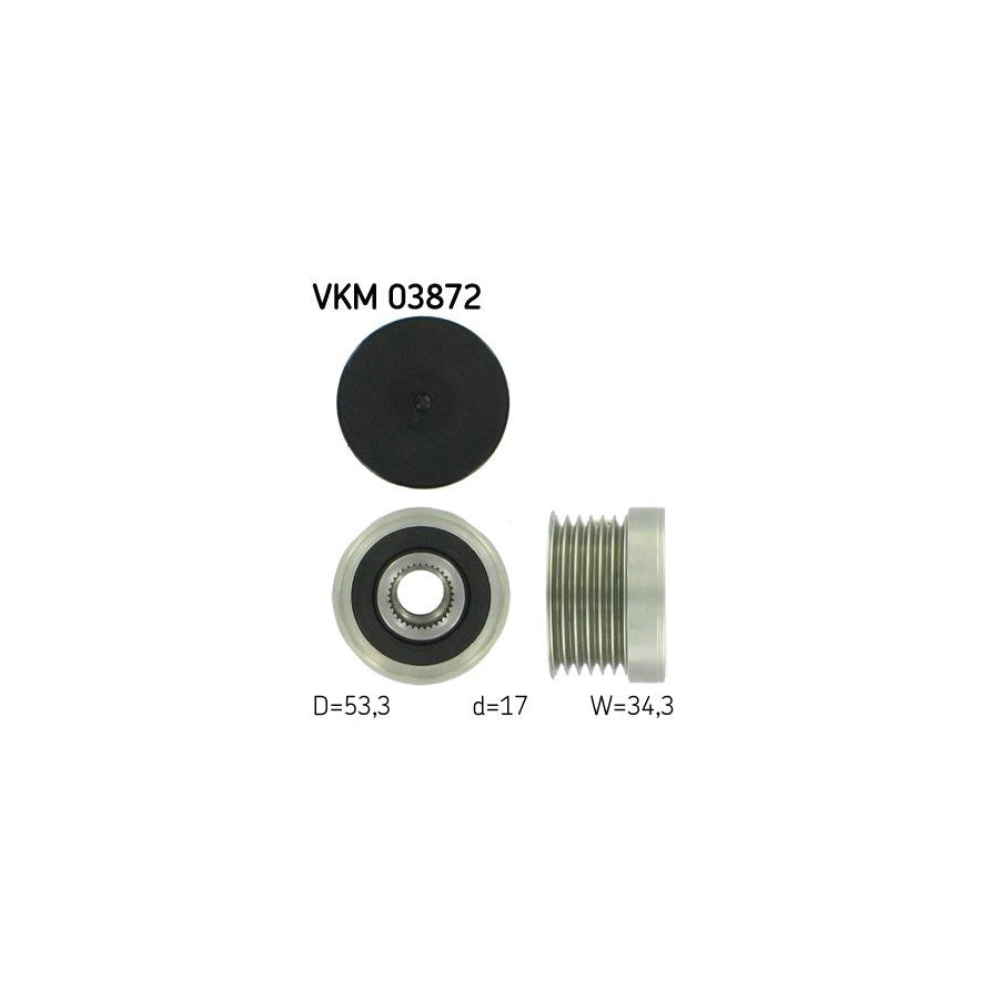 Skf Vkm 03872 Alternator Freewheel Clutch | ML Performance UK Car Parts