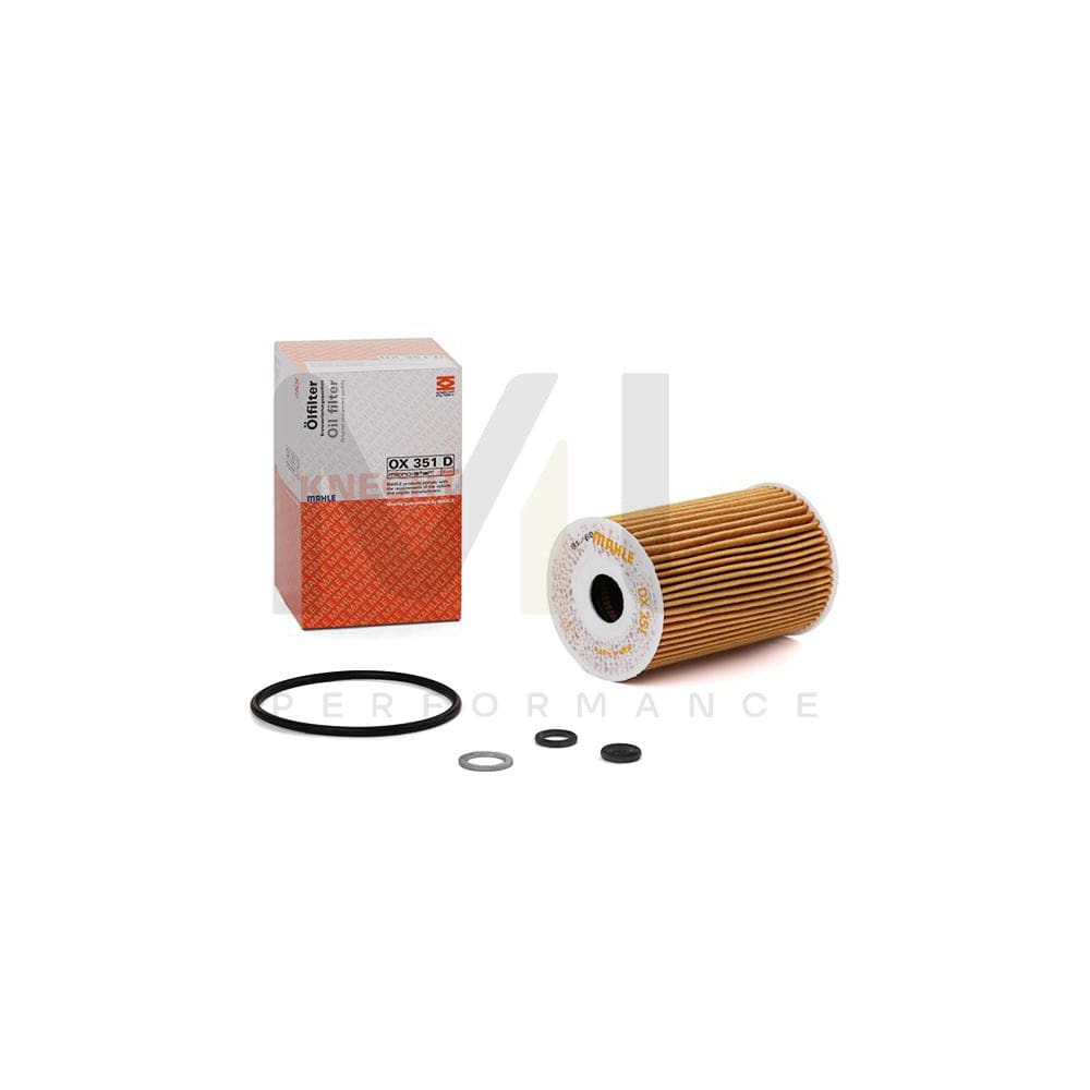 MAHLE ORIGINAL OX 351D Oil Filter Filter Insert | ML Performance Car Parts