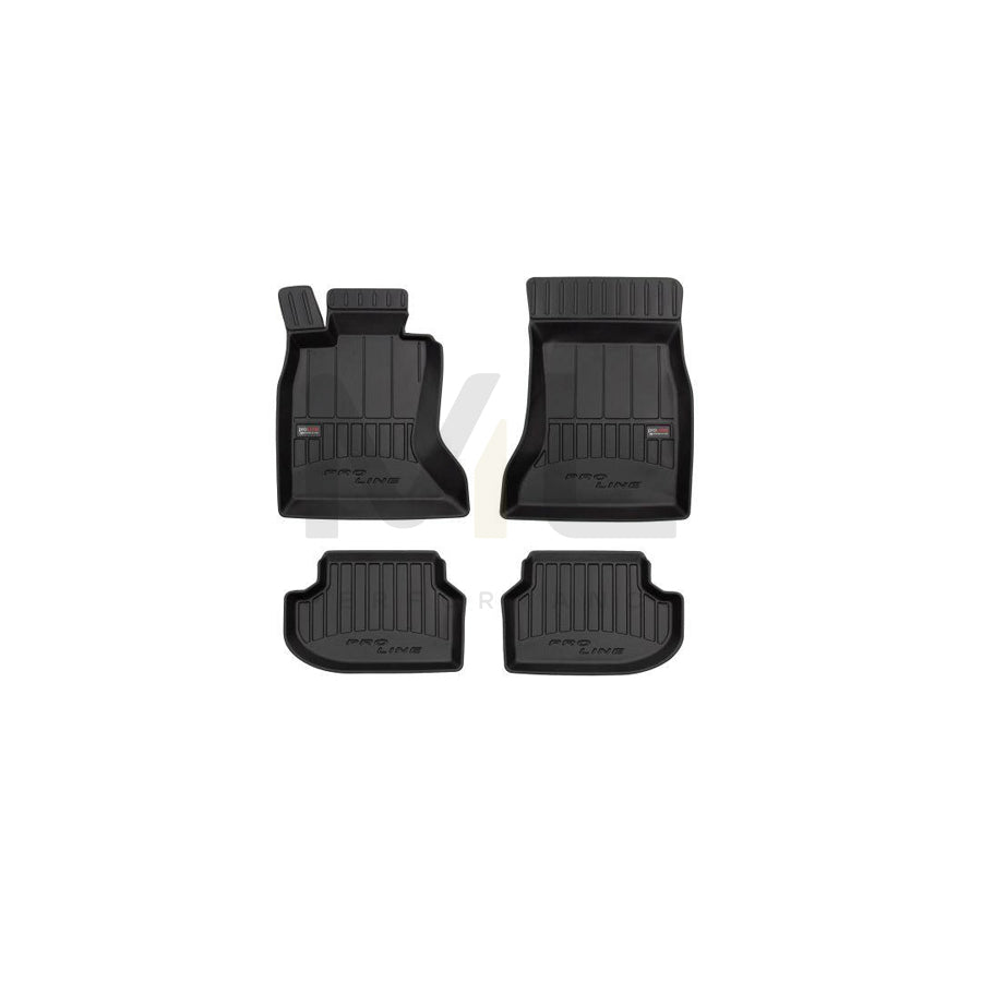 FROGUM Tailored 3D409477 Floor mat set for FIAT Qubo (225) Elastomer, Front and Rear, Quantity: 4, Black | ML Performance Car Parts