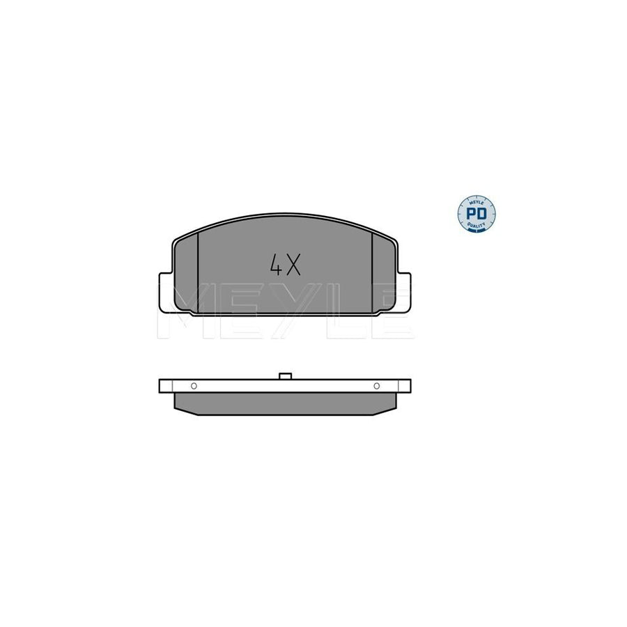 Meyle 025 240 4514/Pd Brake Pad Set