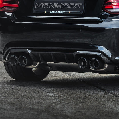 MANHART MH2F87CS002 CARBON REAR DIFFUSER M2 CS DESIGN FOR BMW F87 M2 (COMPETITION / CS)