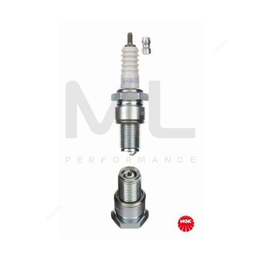 NGK BR8ECS (3972) - Standard Spark Plug / Sparkplug | ML Car Parts UK | ML Performance