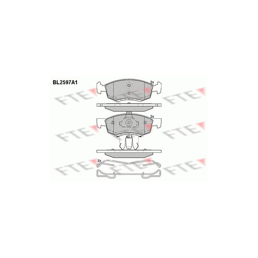 Fte 9010848 Brake Pad Set | ML Performance UK Car Parts