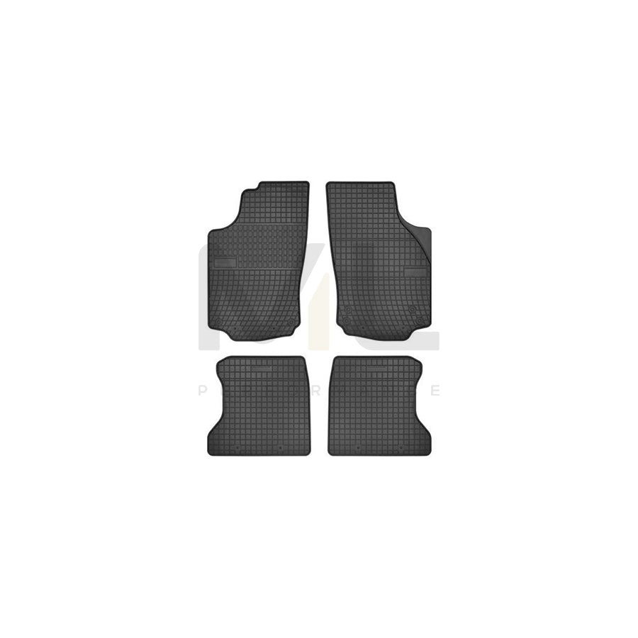 FROGUM Tailored 0705 Floor mat set for OPEL Corsa C Hatchback (X01) Elastomer, Front and Rear, Quantity: 4, Black | ML Performance Car Parts